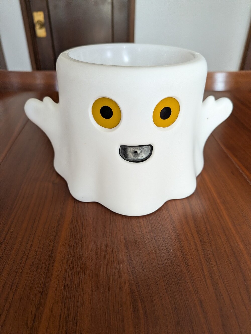 Hyde and Eek Halloween Ghost Candy Bowl Motion Activated Plastic Pre Owned